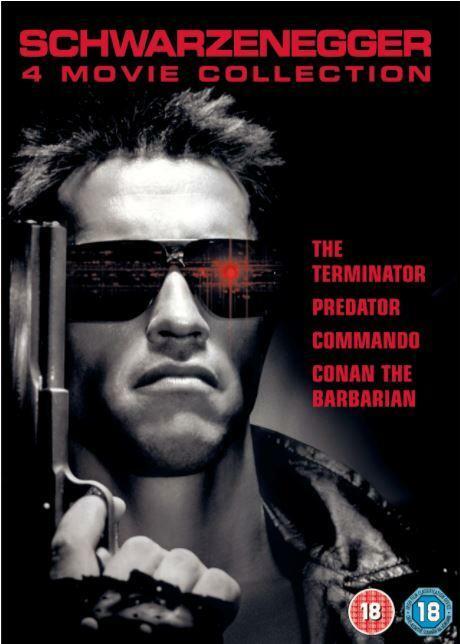 Arnold Schwarzenegger 4 Movie Collection: Inc Predator [DVD] [R2] - Like New - Attic Discovery Shop