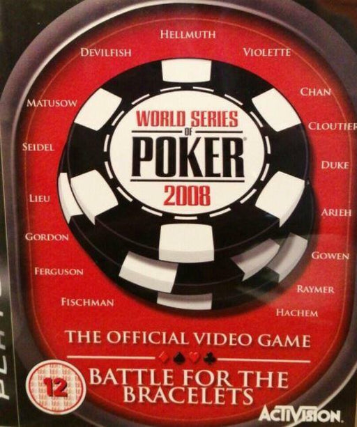 World Series of Poker 2008: Battle for the Bracelets (PS3 PlayStation 3 Game) - Very Good - Attic Discovery Shop