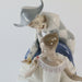 Nao By Lladro Figurine A Dream Come True Ballerina and Jester Harlequin - Very Good - Attic Discovery Shop