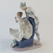 Nao By Lladro Figurine A Dream Come True Ballerina and Jester Harlequin - Very Good - Attic Discovery Shop