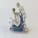 Nao By Lladro Figurine A Dream Come True Ballerina and Jester Harlequin - Very Good - Attic Discovery Shop