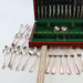 John Turton Of Sheffield Cutlers Since 1800 44 Piece Silver Plated In Wood Case - Good - Attic Discovery Shop