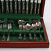 John Turton Of Sheffield Cutlers Since 1800 44 Piece Silver Plated In Wood Case - Good - Attic Discovery Shop