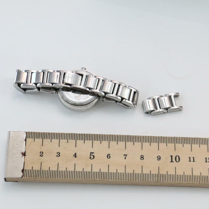 DKNY Silver Chronograph Debenhams Stainless Steel Quartz Jewel Watch - Good - Attic Discovery Shop