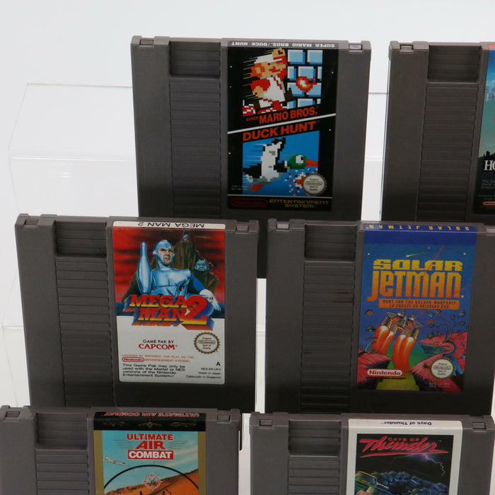 X8 NES Games Bundle Lot Some Rare Including Mega Man 2 Turtles II Home Alone 2 - Good - Attic Discovery Shop