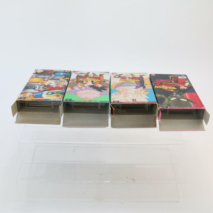 Super Famicom Games Bundle Bomberman Dragon Ball Z Including Rare Original Games - Very Good - Attic Discovery Shop