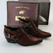 Etor Classic Footwear Brown Comfortable Pointed Toe Cowboy Shoes MEN Size 43 - Very Good - Attic Discovery Shop