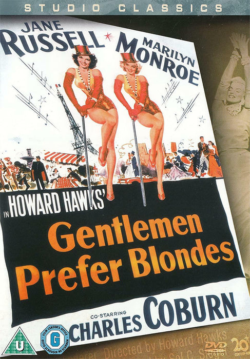 Gentlemen Prefer Blondes - Marilyn Monroe [DVD] (Netherlands & French) [Reg 2] - Very Good - Attic Discovery Shop