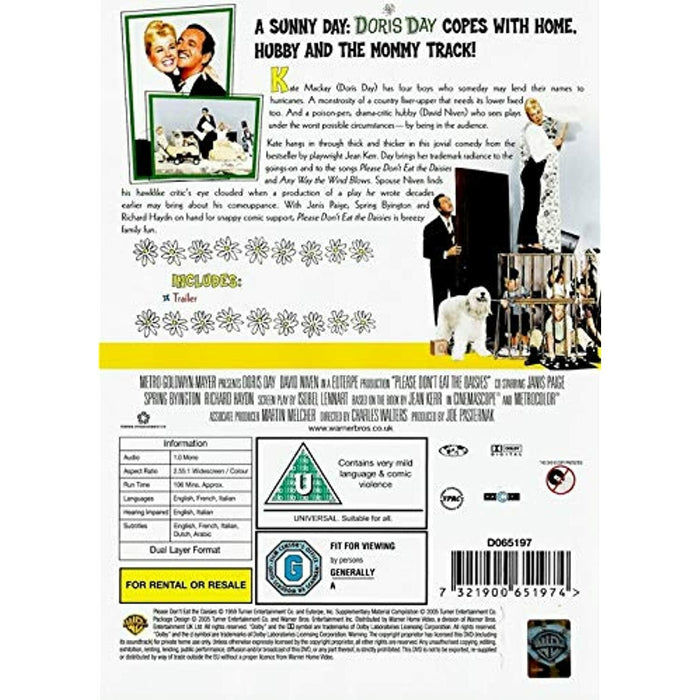 Please Don't Eat The Daisies [DVD] [1959] [Region 2] - Very Good - Attic Discovery Shop