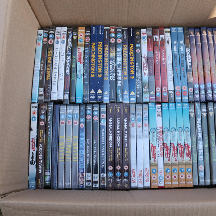 Wholesale DVD Blu-ray Joblot New Sealed Large Mixed Bundle Approx. 150+ RefID#4 - Attic Discovery Shop