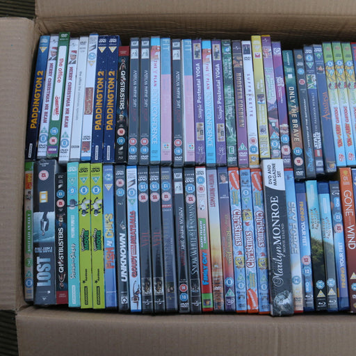 Wholesale DVD Blu-ray Joblot New Sealed Large Mixed Bundle Approx. 150+ Ref#7 - Attic Discovery Shop