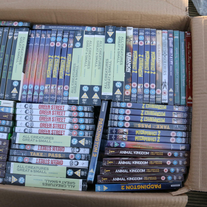 Wholesale DVD Blu-ray Joblot New Sealed Large Mixed Bundle Approx. 150+ Ref#6 - Attic Discovery Shop