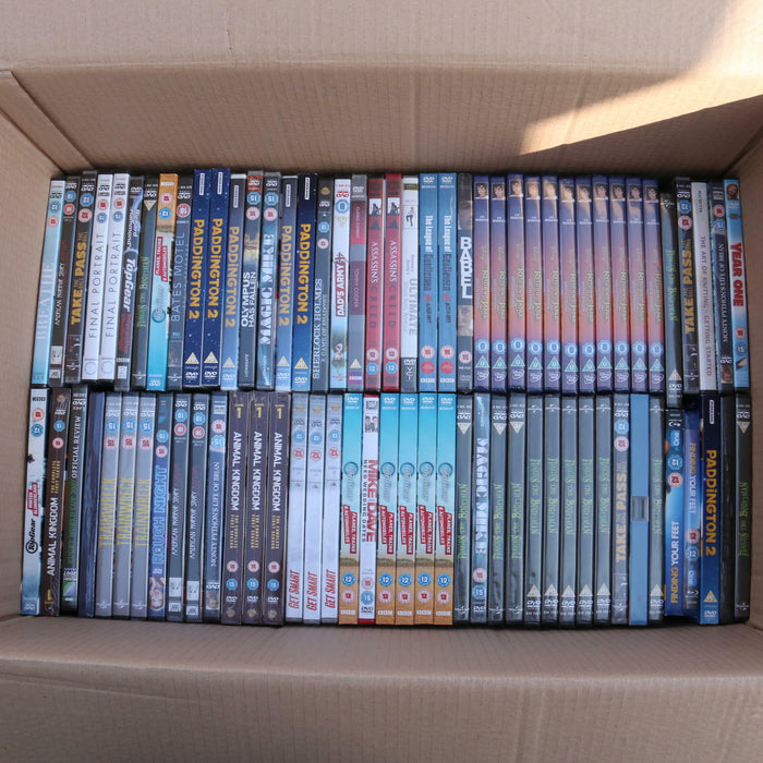 Wholesale DVD Blu-ray Joblot New Sealed Large Mixed Bundle Approx. 150+ RefID#4 - Attic Discovery Shop