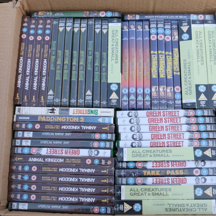 Wholesale DVD Blu-ray Joblot New Sealed Large Mixed Bundle Approx. 150+ Ref#6 - Attic Discovery Shop