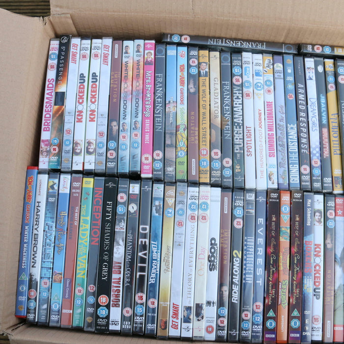 Wholesale DVD Blu-ray Joblot New Sealed Large Mixed Bundle Approx. 150+ RefID#4 - Attic Discovery Shop