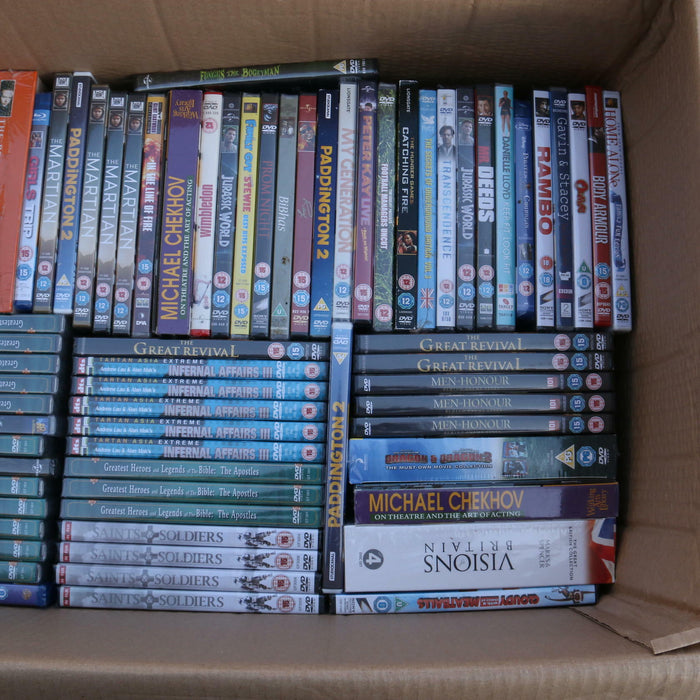 Wholesale DVD Blu-ray Joblot New Sealed Large Mixed Bundle Approx. 150+ Ref#6 - Attic Discovery Shop