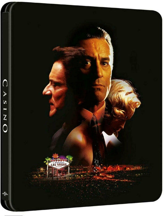 Casino Limited Edition Steelbook [4k Ultra HD + Blu-ray] [Region Free] (LN read) - Like New - Attic Discovery Shop