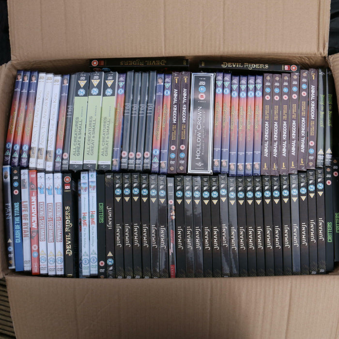 Wholesale DVD Joblot New Sealed Large Mixed Bundle Approx 150+ RefID#18 - Attic Discovery Shop