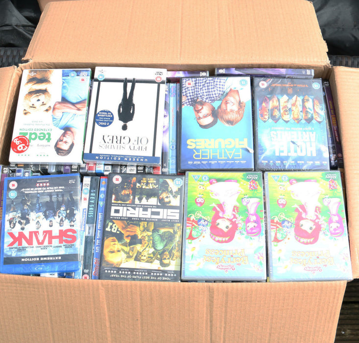 Wholesale DVD Joblot New Sealed Large Mixed Bundle Approx 150+ RefID#10 - Attic Discovery Shop