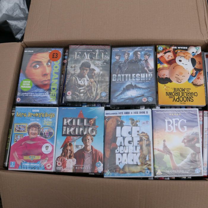 Wholesale DVD Joblot New Sealed Large Mixed Bundle Approx 150+ RefID#21 - Attic Discovery Shop