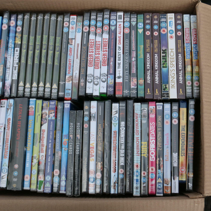 Wholesale DVD Joblot New Sealed Large Mixed Bundle Approx 150+ RefID#21 - Attic Discovery Shop