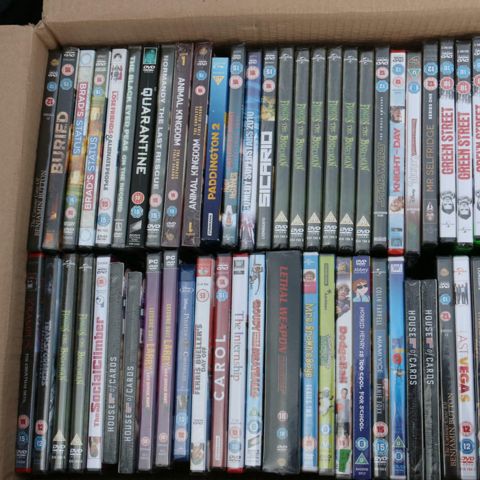 Wholesale DVD Joblot New Sealed Large Mixed Bundle Approx 150+ RefID#21 - Attic Discovery Shop