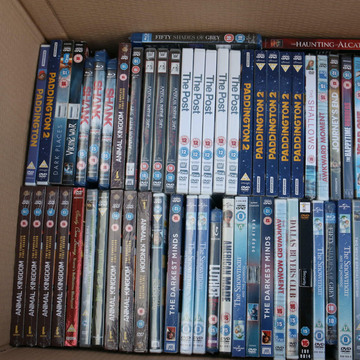 Wholesale DVD Joblot New Sealed Large Mixed Bundle Approx 150+ RefID#16 - Attic Discovery Shop