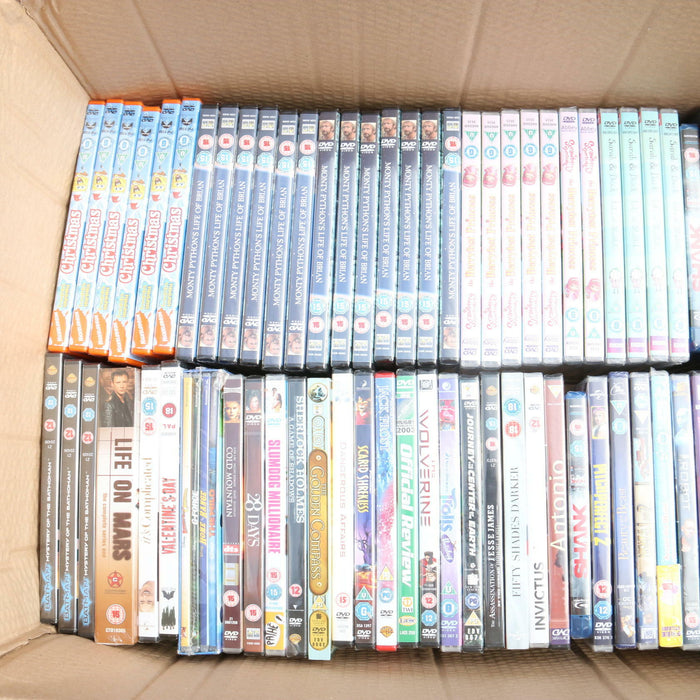 Wholesale DVD Joblot New Sealed Large Mixed Bundle Approx 150+ RefID#10 - Attic Discovery Shop