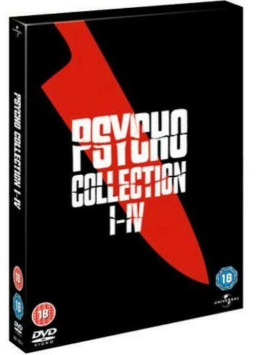 Psycho 1 - 4 Collection I II III IV 1 2 3 4 [DVD Box Set] [Region 2 + 4] - Like New - Attic Discovery Shop