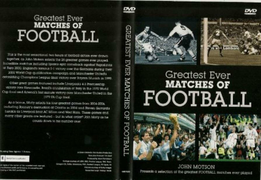 Greatest Ever Matches of Football - John Motson [DVD] [Region 2] - Very Good - Attic Discovery Shop