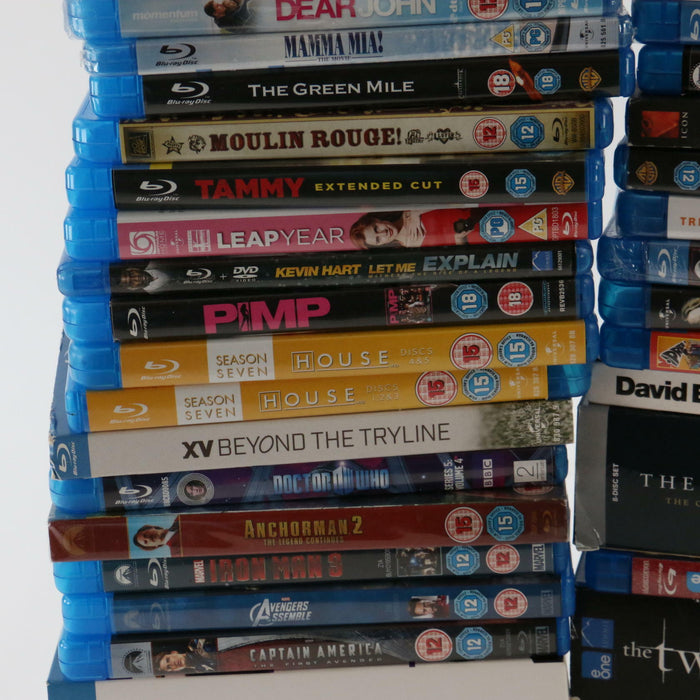 x80 Large Blu-ray Bundle Joblot Mixed Collection Some Sealed Movies Films 3D - Attic Discovery Shop