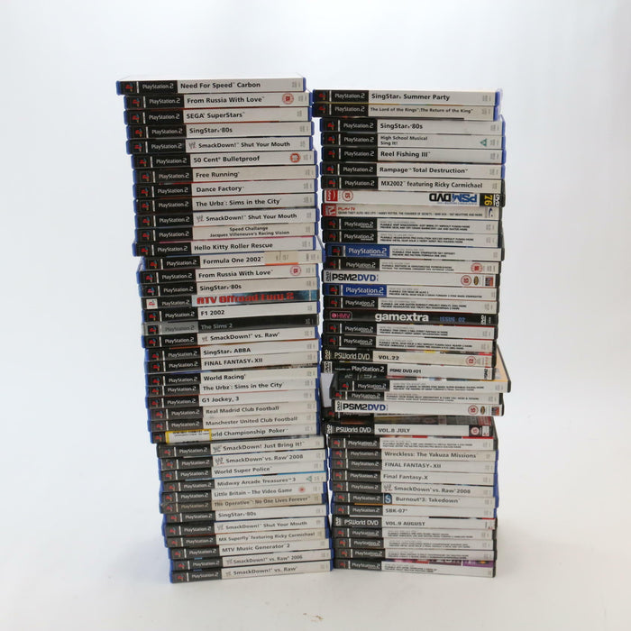 x77 Sony PlayStation 2 PS2 Games Large Bundle Joblot Mixed Wholesale Inc Demos - Good - Attic Discovery Shop