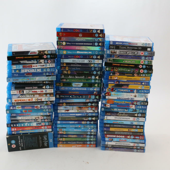 x81 Large Blu-ray Bundle Joblot KIDS / FAMILY Some Sealed Movies Films Disney... - Attic Discovery Shop