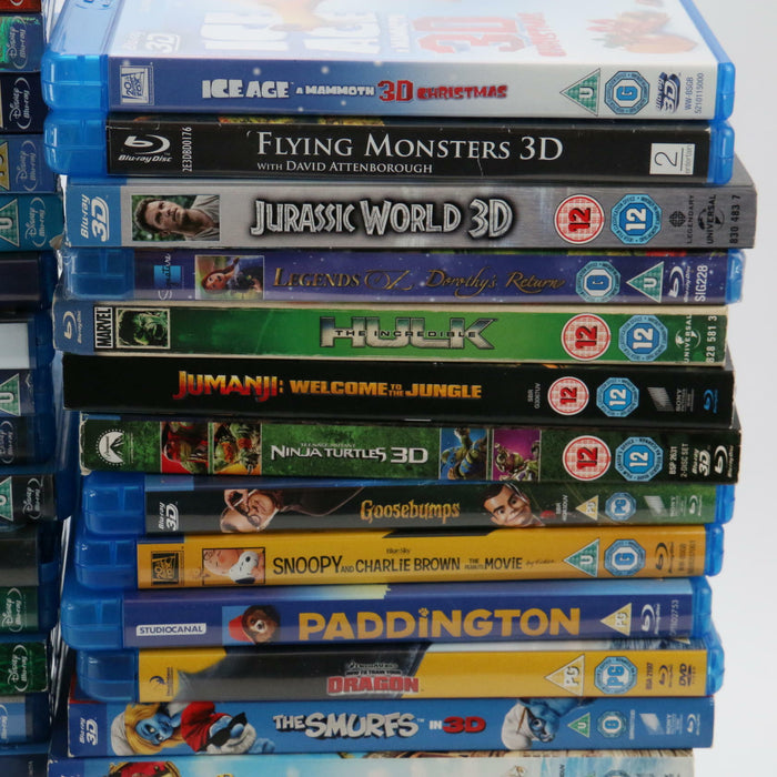 x81 Large Blu-ray Bundle Joblot KIDS / FAMILY Some Sealed Movies Films Disney... - Attic Discovery Shop