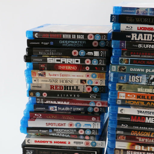 x97 Large Blu-ray Bundle Joblot Mixed Collection Some Sealed Movies Films 3D - Attic Discovery Shop