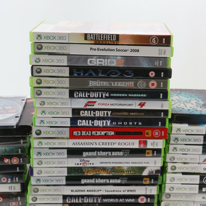 x83 Xbox 360 Games Large Bundle Joblot Mixed Various Wholesale Inc Steelbooks - Good - Attic Discovery Shop