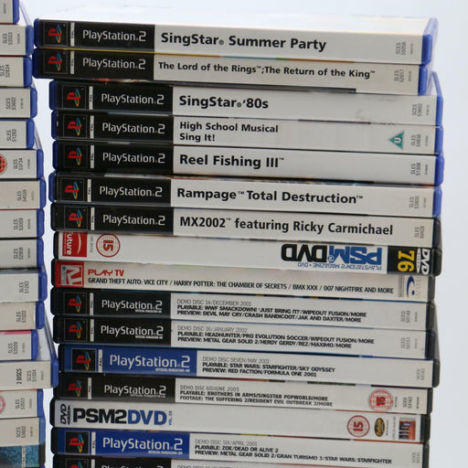 x77 Sony PlayStation 2 PS2 Games Large Bundle Joblot Mixed Wholesale Inc Demos - Good - Attic Discovery Shop