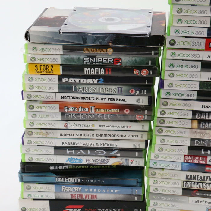 x83 Xbox 360 Games Large Bundle Joblot Mixed Various Wholesale Inc Steelbooks - Good - Attic Discovery Shop