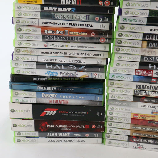 x83 Xbox 360 Games Large Bundle Joblot Mixed Various Wholesale Inc Steelbooks - Good - Attic Discovery Shop