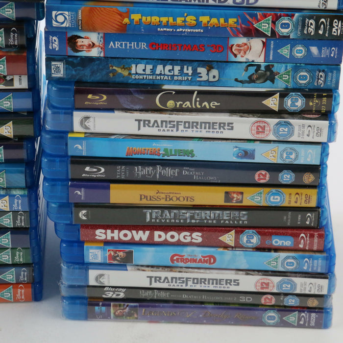 x81 Large Blu-ray Bundle Joblot KIDS / FAMILY Some Sealed Movies Films Disney... - Attic Discovery Shop