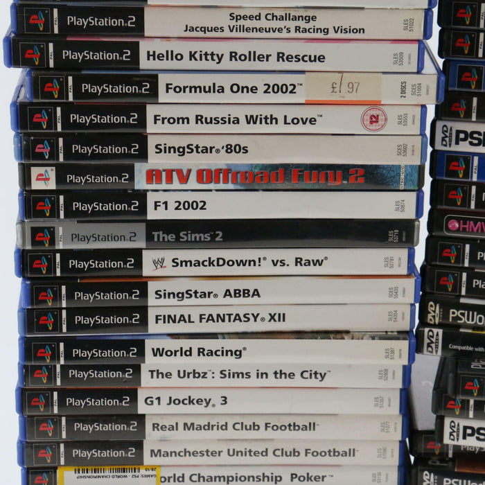 x77 Sony PlayStation 2 PS2 Games Large Bundle Joblot Mixed Wholesale Inc Demos - Good - Attic Discovery Shop