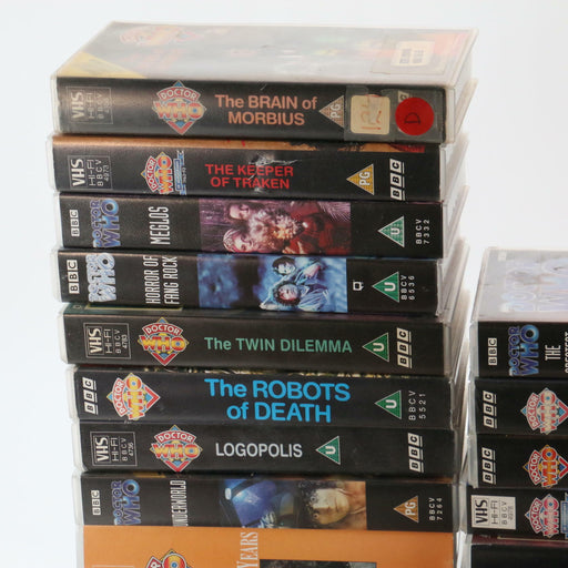 x57+ Huge Vintage Doctor Who VHS Video Tape Dr Who Job Lot Big Collection Bundle - Good - Attic Discovery Shop