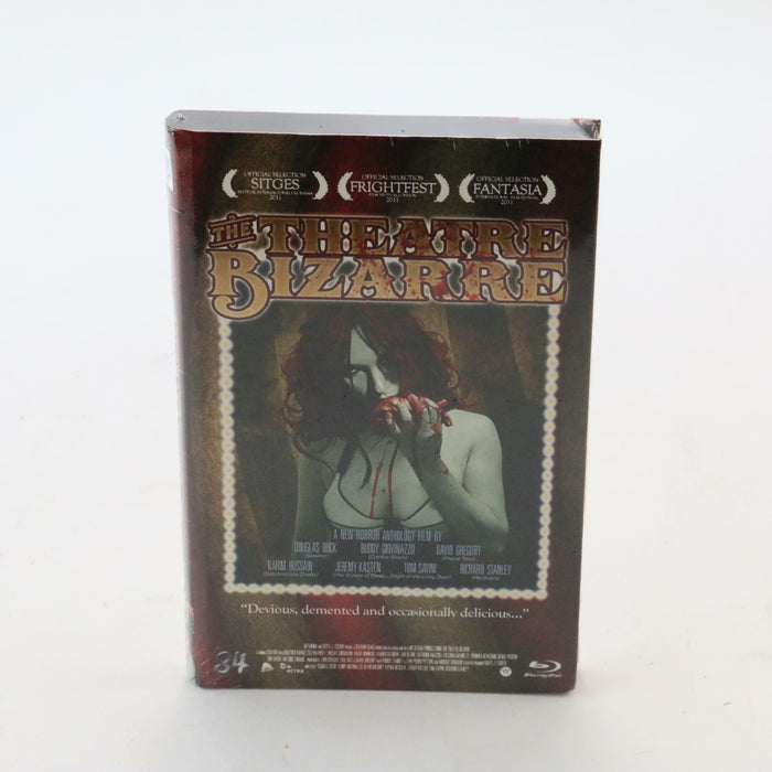 The Theatre Bizarre Large Hardbox Blu-ray Rare OOP Limited Edition 84 - Sealed - Very Good - Attic Discovery Shop