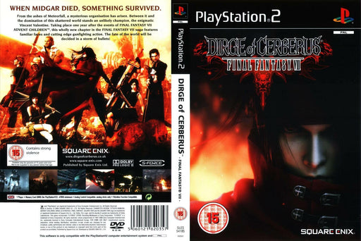Dirge Of Cerberus - Final Fantasy VII (7) (PS2 PlayStation 2 Game) [PAL] - Very Good - Attic Discovery Shop
