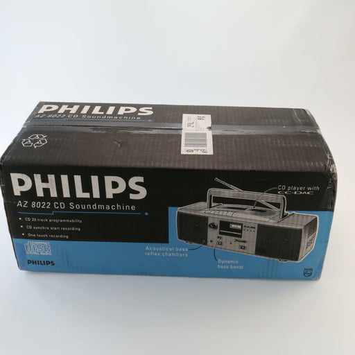 Vintage Rare STILL NEW in Original Box Philips AZ 8022 CD Stereo Radio Recorder - Attic Discovery Shop