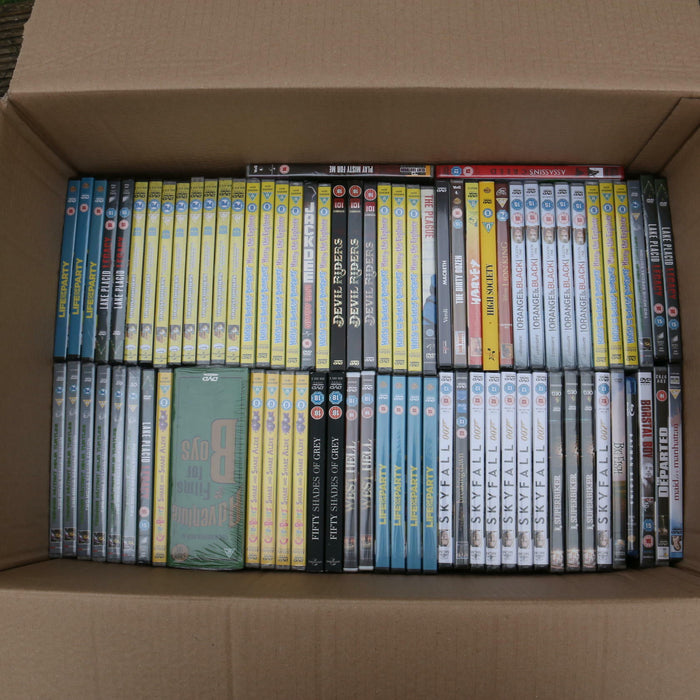 Wholesale DVD Joblot New Sealed Large Mixed Bundle Approx. 150+ RefID#53 - Attic Discovery Shop