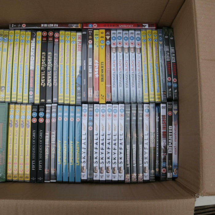 Wholesale DVD Joblot New Sealed Large Mixed Bundle Approx. 150+ RefID#53 - Attic Discovery Shop