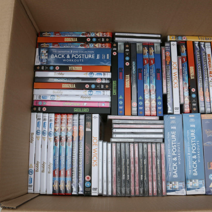 Wholesale DVD Joblot New Sealed Large Mixed Bundle Approx. 150+ RefID#51 - Attic Discovery Shop