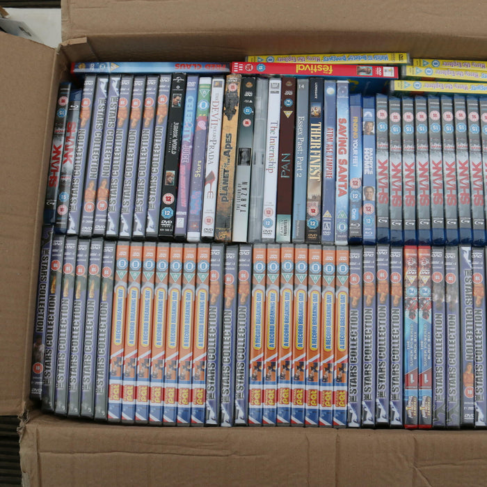 Wholesale DVD Joblot New Sealed Large Mixed Bundle Approx. 150+ RefID#54 - Attic Discovery Shop