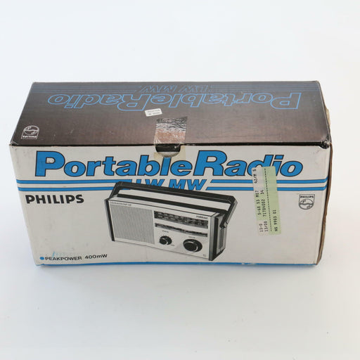 Vintage Philips Rare STILL NEW Portable Radio 9OAL 182 GO PO in Original Box - Attic Discovery Shop